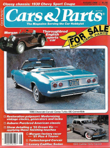 CARS & PARTS 1988 AUG - '66 CORVAIR, AUBURN, '55 CROWN VIC, '51 PLUS 4 TOURER